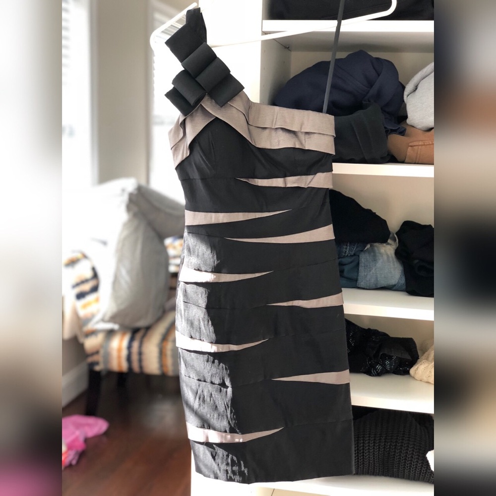 Caché asymmetric lucky dress